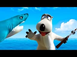 Crazy Bernard Bear 🏂 The Most Hilarious Fails! | Super Toons for Kids