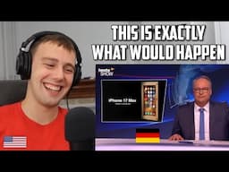 American Reacts to German TV Roasting Trump - Customs Chaos