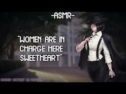 [ASMR] [ROLEPLAY] ♡POV: transported to a world where women rule♡ (binaural/F4M)