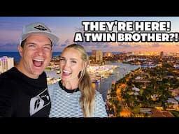 ✈️ THEY'RE HERE PART TWO! 🎉 TWIN BROTHERS MEETING IN FLORIDA FOR THE FIRST TIME! FAMILY VACATION 🌴