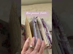 Violet is finished. Full flip through tomorrow. #junkjournal #handmadecraft #journal