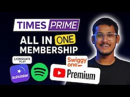 Times Prime: FREE JioHotstar, Amazon voucher, YouTube Premium, Spotify, Swiggy & More ! (Hindi)