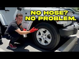NO HOSE WHEEL CLEANING! 4 Easy Methods to Clean Your Wheels and Tires