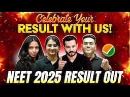NEET 2025 Result Out | NEET Exam Result Live Update 🤩🤩 NTA #NEET Results Live Now 📲 #neet2025