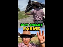 Three steps to buying a farm.