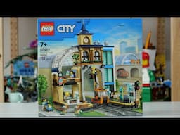 LEGO City 60469 Central Train Station Speed Build