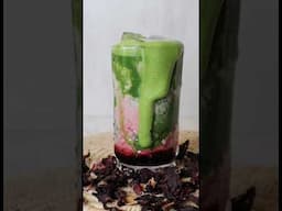 Hibiscus matcha fusion!🇯🇵🇯🇲🌺