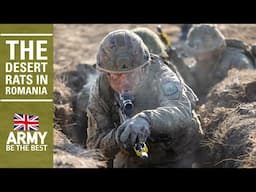 'The Desert Rats' in Romania | Exercise Steadfast Dart | British Army