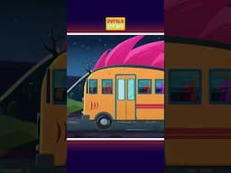 🧟Danza zombi espeluznante en el autobús embrujado 🚌 #shorts #halloween #kidssong #puebloteehee