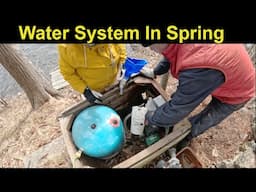 How to install water system  in cottage cabin  spring startup off grid water jet pump for cabin pump