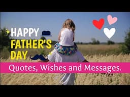 Father's Day Wishes, Quotes and Messages 2025 || Happy Father's Day