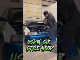 Progress of our USDM SIR Style 88-91 CRX/Hatch Hood