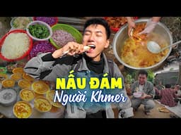 NẤU ĐÁM theo kiểu Khmer ở An Giang. Tết Miền Tây Việt Nam