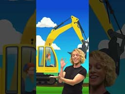Excavator Song in American Sign Language! 🔨 #signlanguage #blippi #song