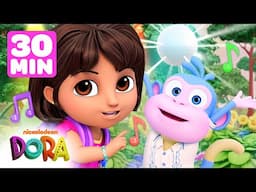 Dora & Boots Summer Camp Dance Party for 30 Minutes! | Dora & Friends