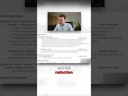 How to write Bullet Points on your CV