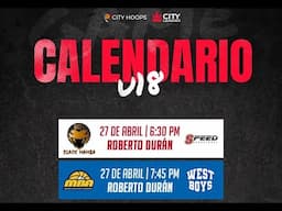 CITY HOOPS 🏀 U-18 | BLACK MAMBA VS SPEED | 2025 | #FULLTVMAX | #ENVIVO