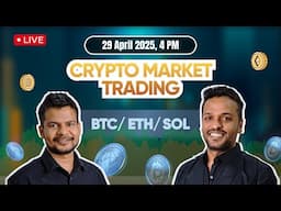 Live Trading Future & Options In Bitcoin || Crypto Live Trading | 29 Apr 4PM #livetrading
