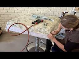 mimzy & company Live Stream    Ottoman upholstery