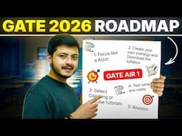 GATE 2026 *ideal* Preparation Strategy (To Get AIR Under 100)