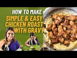 Simple and easy chicken roast with gravy | kitchen tales Neethu