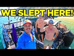 Living off the Boats for a Weekend with the Families! Fishing, Diving & Camping!