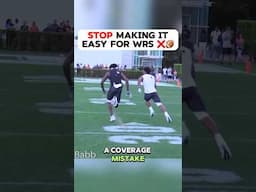 Never do this in Man Coverage