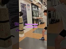 Foil routine training # foil training