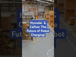 #hyundai  & CaPow: The Future of Robot Charging! #Hyundai #CaPow #Logistics  #Innovation