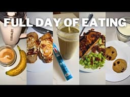 REALISTIC FULL DAY OF EATING | intuitive eating, my go-to quick and easy meals!