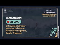Entrevista al director ejecutivo del Centro Nacional de Registros, Camilo Trigueros