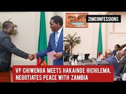 VP Chiwenga Meets Hakainde Hichilema, Negotiates Peace Between HH And ED