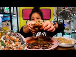 Frozen Soy Sauce Marinated Raw Crab (간장게장) l MUKBANG
