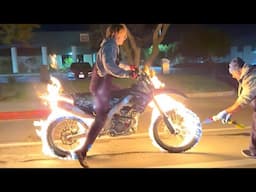 We Lit His Dirt Bike on FIRE! - Buttery Vlogs Ep284
