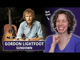 Vocal Coach's First-Time Reaction to Gordon Lightfoot feat. the song "Sundown"