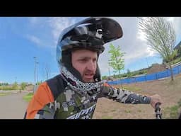 IN ITALY TRYING TO GET BACK INTO CRANKWORXS!!!