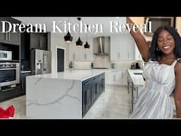 CUSTOM DREAM KITCHEN TRANSFORMATION  FINAL REVEAL + DREAME KITCHEN makeover  BEFORE AND AFTER.