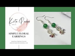Simple Floral Earring - Make Your Own Summer Jewellery - Jewellery Making