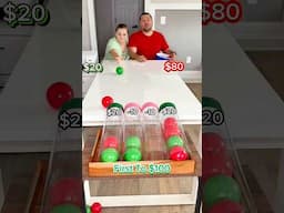 First to $100! Don’t roll your ball into the wrong pipe and lose your earnings! #challenge