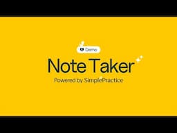 Note Taker Demo