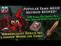 Jagex KILLED Popular Melee Yama Method in Oldschool Runescape