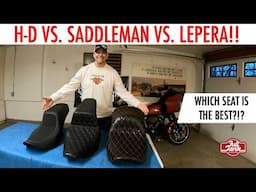 BEST SEAT FOR YOUR HARLEY? H-D VS. SADDLEMAN VS. LEPERA