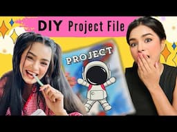 DIY Project File😱 Summer Vacation Project😱 #crafteraditi #handmade #DIY #projectfile #schoolproject