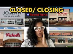 All Craft Stores CLOSING! The End of an Era?!