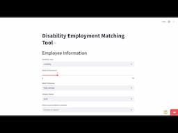 Making a Machine Learning Model and Web App: Employer Matcher for Employees with Disabilities