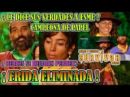 JHON LE DICE CAMPEONA DE PAPEL A ESME FRIDA ES ELIMINADA TODO CAMBIA EN SURVIVOR MEXICO 2025