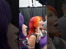 Spawning in different streams at Dreamcon🧍‍♀️#shorts #extraemily #emiru #dreamcon #hasanabi #maya