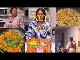 My 5am Morning Routine On A School Day | Cook With Me.