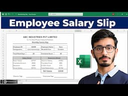 How to Make a Salary Statement in MS Excel | Salary Sheet in Excel | salary sheet