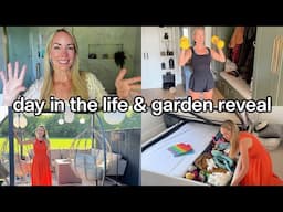 Day in the Life Vlog, Garden + Patio Reveal, Cleaning + Mumlife | Emily Norris